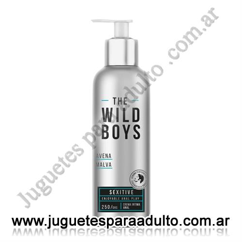 Aceites y lubricantes, Lubricantes sexitive, Lubricante anal con avena y malva The Wild Boys 250Gr.